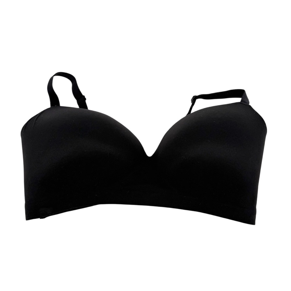 Soma Enbliss Wireless Bra Womens Size 38DDD Black Smooth Stretch Adjust Strap